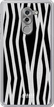 Honor 6X Hoesje Transparant TPU Case - Zebra Print #ffffff