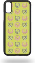 Gato y perro amarillo Telefoonhoesje - Apple iPhone X / XS
