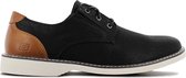 Skechers Parton - Wilcon - Heren Oxford-Veterschoenen Zwart 65925-BLK - Maat EU 41.5 US 8.5