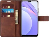 Xiaomi Redmi 9T Hoesje Portemonnee Book Case Bruin