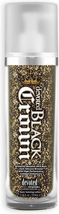 devoted black crown tanning lotion