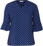 Promiss - Female - Blouse met stippen  - Marineblauw