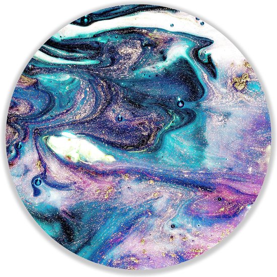 Wandcirkel Kleurrijke Geode