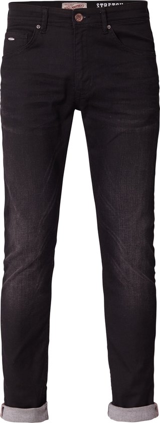 Petrol Industries - Heren Seaham Coated Slim Jeans - Zwart - Maat 28 L32 |  bol.com