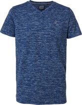 Petrol Industries - Gemêleerd T-shirt met v-hals  Heren - Maat M