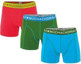 Muchachomalo 3-pack boxer blauw/rood/groen