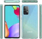 MMOBIEL Siliconen TPU Beschermhoes Voor Samsung Galaxy A52 SM-A525 6.5 inch 2021 Transparant - Ultradun Back Cover Case