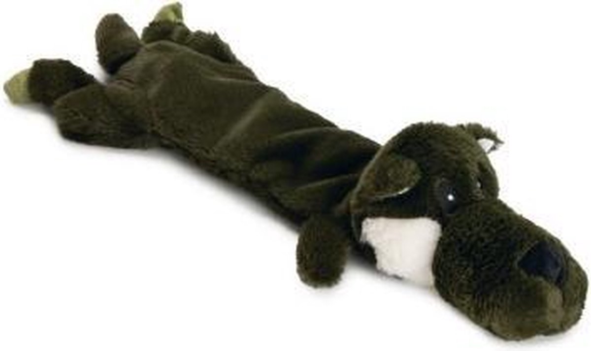 Beeztees Wolf Nely - Hondenspeelgoed - Pluche - Donkergroen - 50x26x10