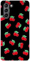 ADEL Siliconen Back Cover Softcase Hoesje voor Samsung Galaxy S21 Plus - Fruit