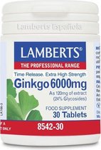 Lamberts Ginkgo Biloba 6000 Mg 60 Tabs