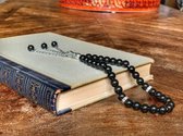 Shukran tasbih - Zwart - Tasbih voor mannen - Tesbih - Tespih - Tasbeeh - Gebedsketting - Tasbih 33 kralen - Tasbih teller - Islam