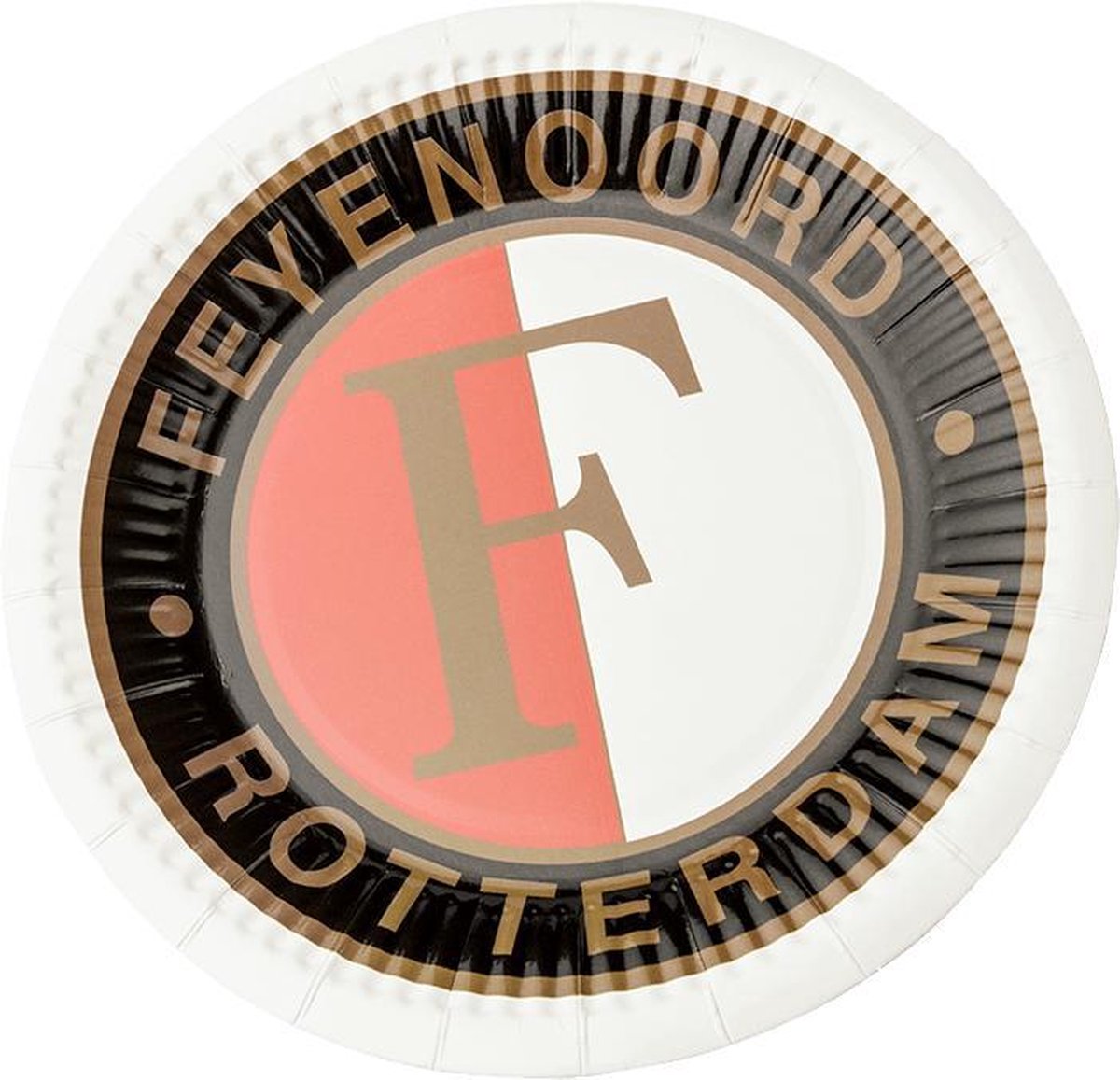 Feyenoord Papieren Bordjes Logo, 10 stuks