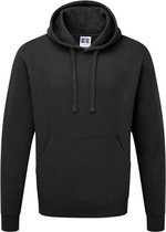 Russell- Authentic Hoodie - Zwart - L