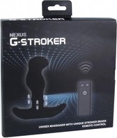 G Stroker Unisex Massager with Unique Stroker Beads - Black