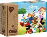 Disney Legpuzzel Mickey Junior 3-in-1 Karton 144 Stukjes