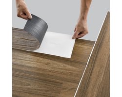 PVC laminaat zelfklevend set van 42 Antique oak 5,85 m²
