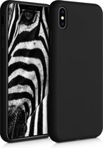 kwmobile telefoonhoesje voor Apple iPhone XS Max - Hoesje voor smartphone - Back cover in mat zwart