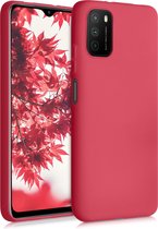 kwmobile telefoonhoesje voor Xiaomi Poco M3 - Hoesje voor smartphone - Back cover in klassiek rood