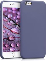 kwmobile telefoonhoesje voor Apple iPhone 6 Plus / 6S Plus - Hoesje met siliconen coating - Smartphone case in lavendelgrijs