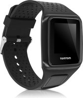 kwmobile bandje compatibel met TomTom Runner 1 / Multi-Sport - Armband voor fitnesstracker in zwart - Horlogeband