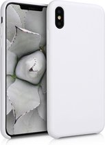 kwmobile telefoonhoesje voor Apple iPhone XS Max - Hoesje met siliconen coating - Smartphone case in wit