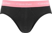 Calvin Klein Pro Stretch Hip Brief | Maat L | Zwart met roze tailleband | Heren Slip | Mannen Ondergoed