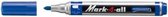 Mark4All 651 marker ronde punt blauw 10st.