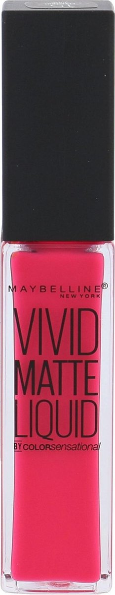 Maybelline Vivid Matte Liquid - 15 Electric Pink - Roze - Lippenstift