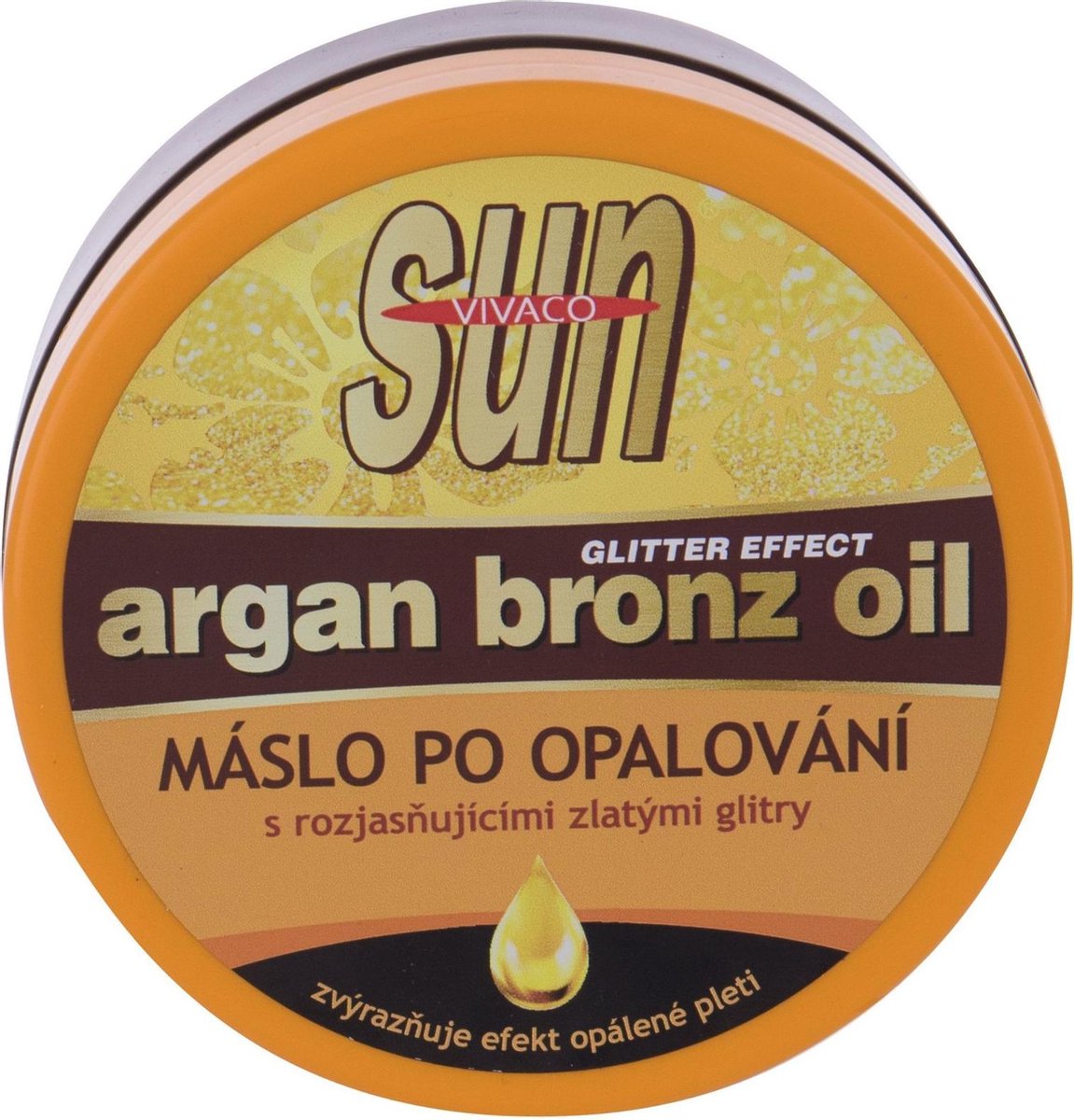 Vivaco S.R.O. - Sun Argan Bronze Oil - Sun After Sunbathing Butter With Brightening Gold Gliders