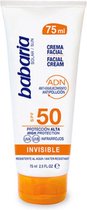Babaria Invisible Facial Cream crème solaire Visage 75 ml