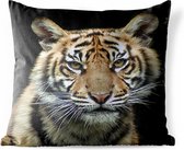 Buitenkussens - Tuin - Portret Sumatraanse tijgerwelp - 40x40 cm