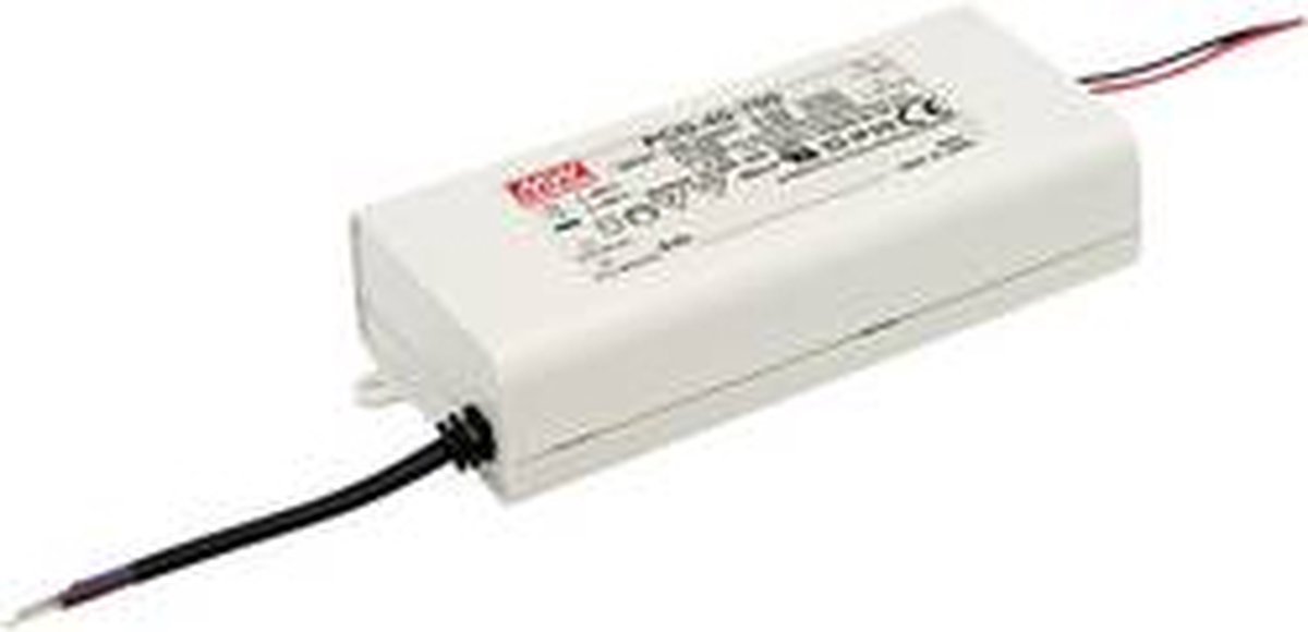 Mean Well PCD-40-500B LED-driver Constante stroomsterkte 40 W 0.5 A 45 - 80 V/DC Dimbaar, PFC-schakeling, Overbelasting