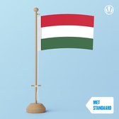 Tafelvlag Hongarije 10x15cm | met standaard