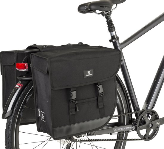Fastrider Hybrid Large Dubbele Fietstas Zwart - 35L van FastRider — afbeelding 4