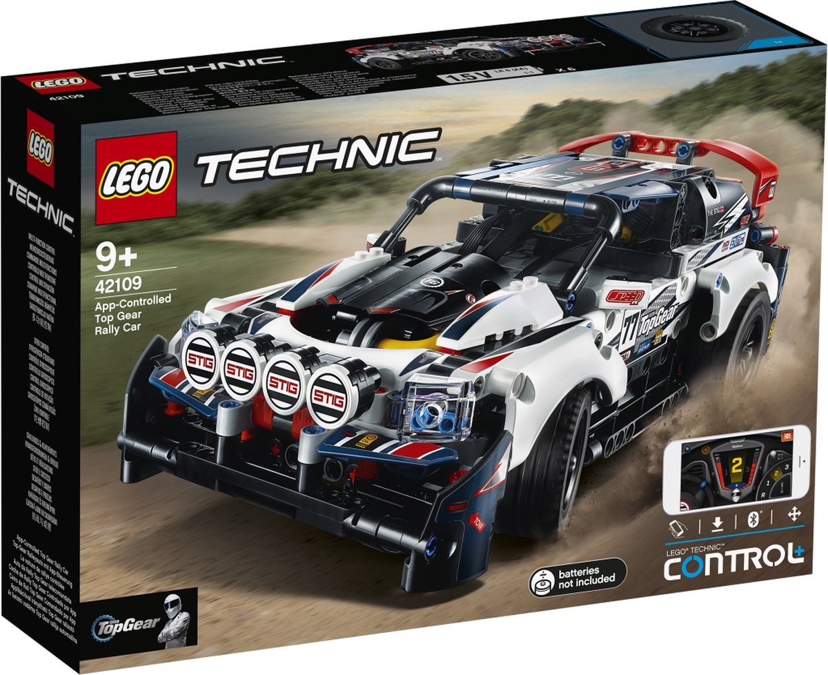 LEGO Technic Top Gear Rallyauto met App-bediening - 42109 | bol.com