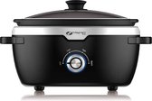 Magnani - Slowcooker - 3,5 L - 190 W - 3 Kookstanden - Zwart - 31.5 x 31.5 x 21 cm