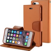 GOOSPERY SONATA DIARY-serie voor iPhone 6 & 6s horizontale flip lederen tas met houder & kaartsleuven & portemonnee (koffie)