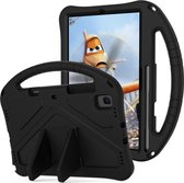 Voor Galaxy Tab A7 10.4 (2020) T500 EVA Flat Anti Falling beschermhoes Shell met houder (zwart)