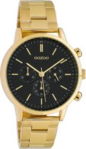 OOZOO Timepieces Goudkleurig/Zwart horloge C10563