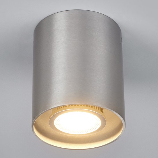 Arcchio - plafondlamp - 1licht - Aluminium - H: 9.5 cm - GU10 - aluminium
