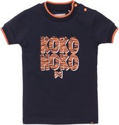 Koko Noko - Meisjes  - Donkerblauw t-shirt tijgers - maat 134