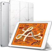 Mobigear Tri-Fold Bookcase Geschikt voor iPad Mini 5 (2019) - Marmer Wit
