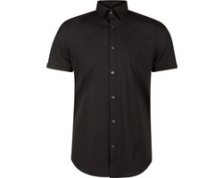 WE Fashion Heren slim fit stretch overhemd - Maat XL