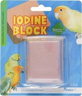 Happy pet iodine block - large 6,5x5,5x3 cm - 1 stuks