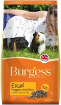 Burgess excel guinea pig caviavoer - 10 kg - 1 stuks