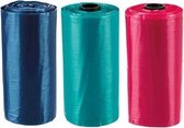 Trixie poepzakjes met handvat assorti - 3x15 stuks - 1 stuks