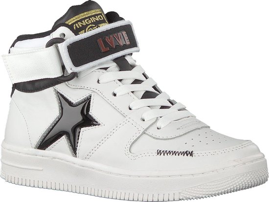 Witte VINGINO Hoge sneaker LOTTE MID | Omoda