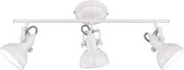 LED Plafondspot - Iona Gini - E14 Fitting - 3-lichts - Rond - Mat Wit - Aluminium