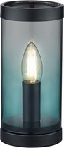 LED Tafellamp - Tafelverlichting - Iona Culo - E14 Fitting - Rond - Turquoise - Aluminium