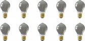 CALEX - LED Lamp 10 Pack - Filament A60 - E27 Fitting - Dimbaar - 4W - Warm Wit 2100K - Titanium